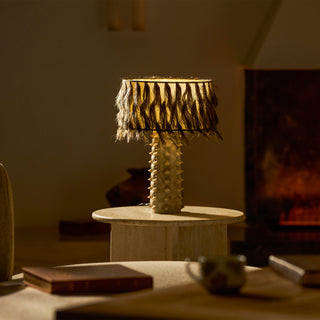 Esme Marble Totem Table Lamp