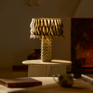 Esme Marble Totem Table Lamp