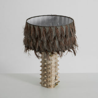 Esme Marble Totem Table Lamp