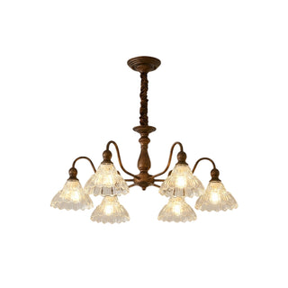 Evadne Glass Chandelier