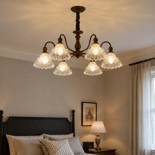 Evadne Glass Chandelier