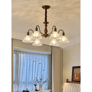 Evadne Glass Chandelier