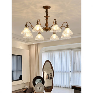Evadne Glass Chandelier