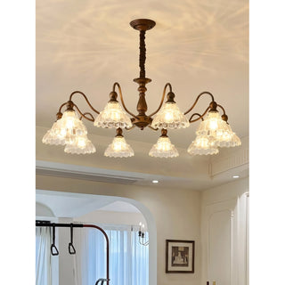 Evadne Glass Chandelier