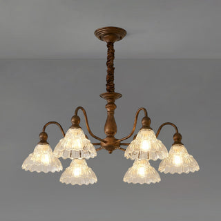 Evadne Glass Chandelier