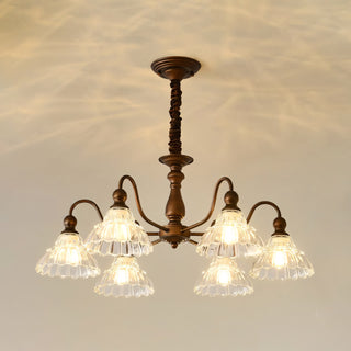 Evadne Glass Chandelier