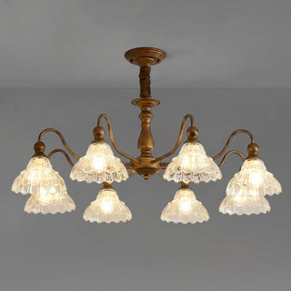 Evadne Glass Chandelier