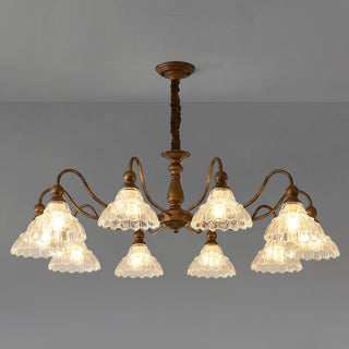 Evadne Glass Chandelier