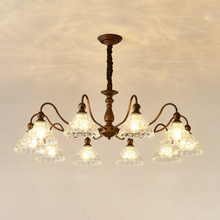 Evadne Glass Chandelier