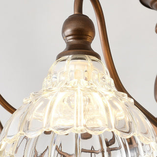 Evadne Glass Chandelier