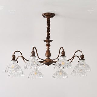 Evadne Glass Chandelier
