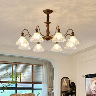 Evadne Glass Chandelier