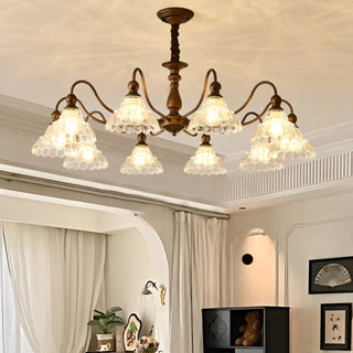 Evadne Glass Chandelier