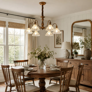 Evadne Glass Chandelier