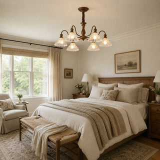 Evadne Glass Chandelier