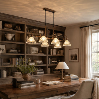 Evadne Glass Pendant Light