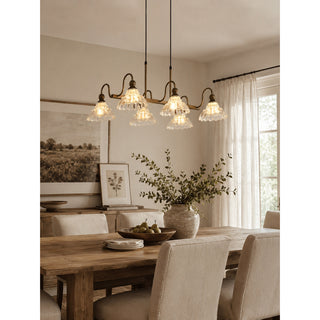 Evadne Glass Pendant Light