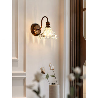 Evadne Glass Wall Sconce