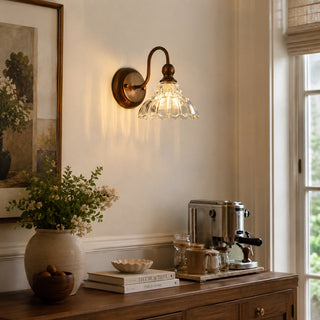 Evadne Glass Wall Sconce
