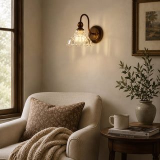 Evadne Glass Wall Sconce