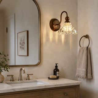 Evadne Glass Wall Sconce