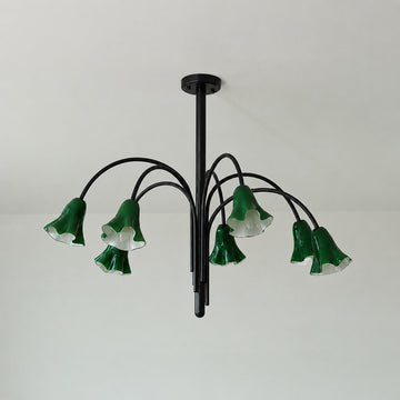 7 Leuchten: T 36,2″ x H 30,7″ / T 92cm x H 78cm