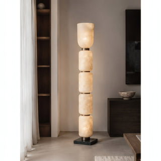 Ficupala Alabaster Floor Lamp