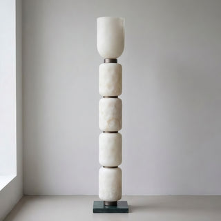 Ficupala Alabaster Floor Lamp