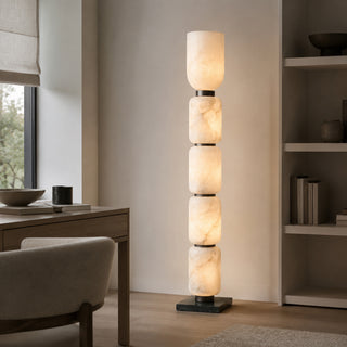 Ficupala Alabaster Floor Lamp
