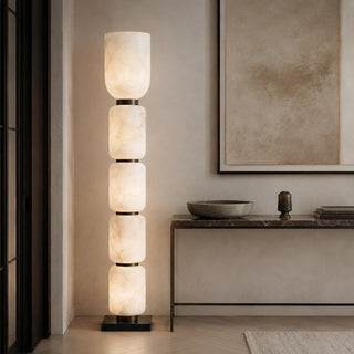 Ficupala Alabaster Floor Lamp