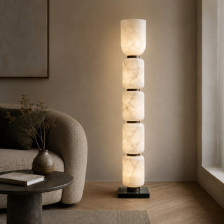 Ficupala Alabaster Floor Lamp