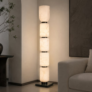 Ficupala Alabaster Floor Lamp