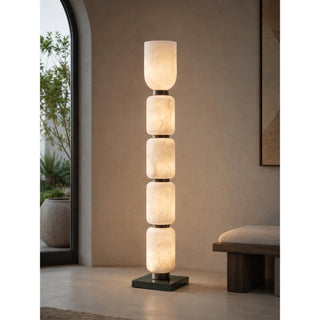 Ficupala Alabaster Floor Lamp