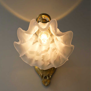 Floral Glass Wall Lamp