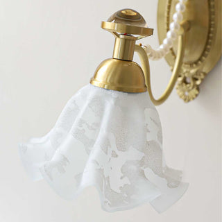 Floral Glass Wall Lamp