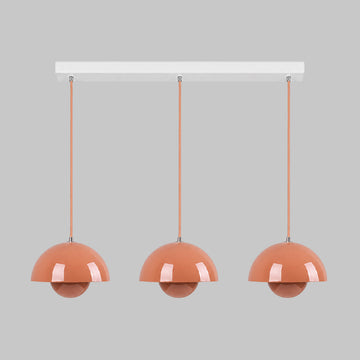3 têtes : D 6,3″ x H 4,7″ (Rosace 23,6″ de long)