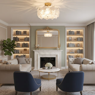 Four-Leaf Clover Glass Ceiling Lamp