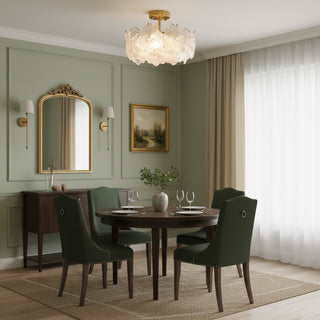 Four-Leaf Clover Glass Ceiling Lamp