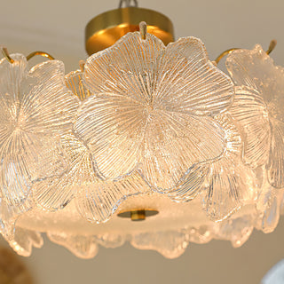 Four-Leaf Clover Glass Ceiling Lamp