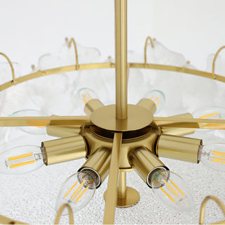 Four-Leaf Clover Glass Ceiling Lamp