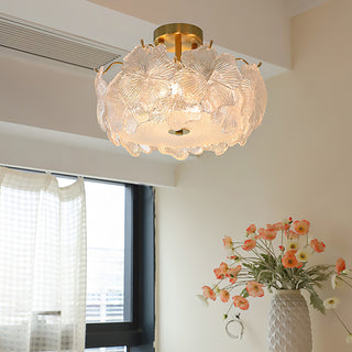 Four-Leaf Clover Glass Ceiling Lamp