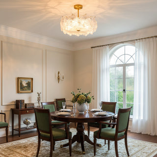 Four-Leaf Clover Glass Ceiling Lamp
