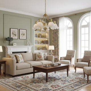 French Floral Chandelier