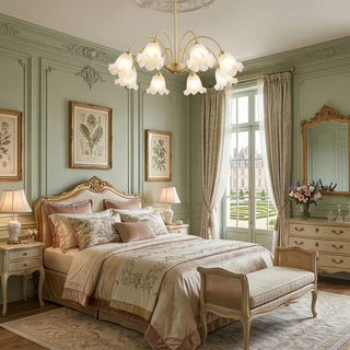 French Lily Chandelier