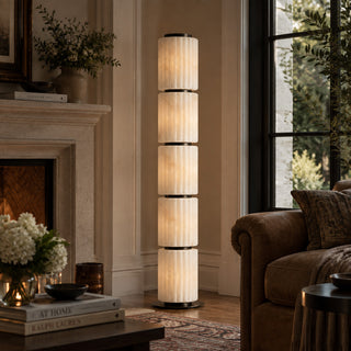 Fulcrum Column Alabaster Floor Lamp – detail 6