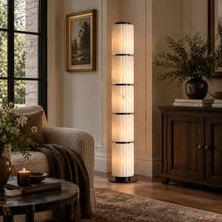 Fulcrum Column Alabaster Floor Lamp – detail 7