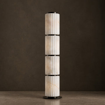 4 sections: D 9.8″ x H 46.9″ / D 25cm x H 119cm