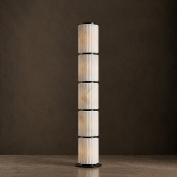 5 sections: D 9.8″ x H 59″ / D 25cm x H 150cm