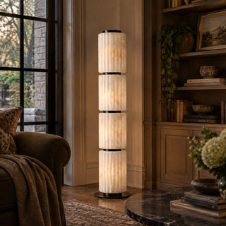 Fulcrum Column Alabaster Floor Lamp – detail 5