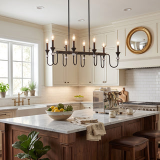 Gabriel Candelabra Linear Pendant Lamp